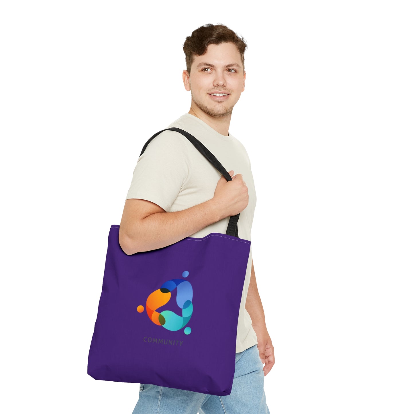 Purple Community Tote Bag