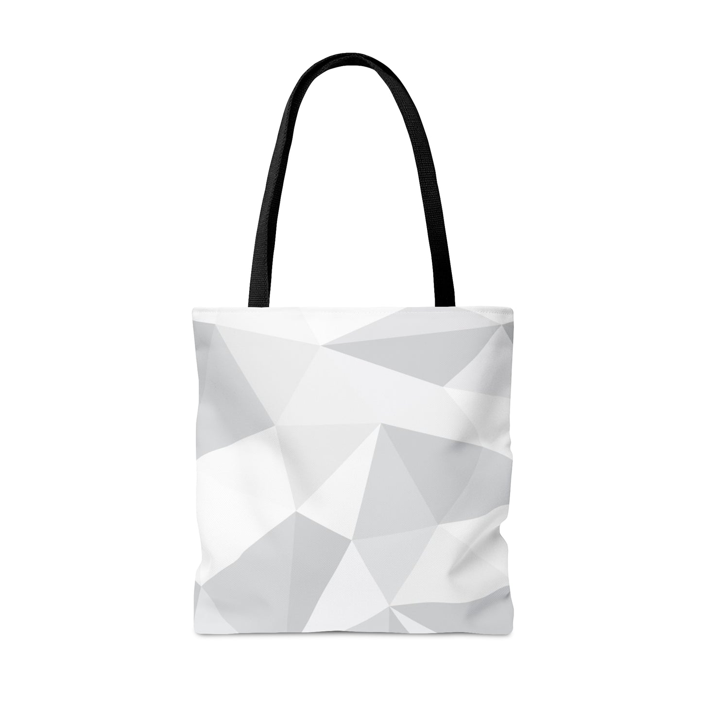 White Tote Bag (Geometric patterns)