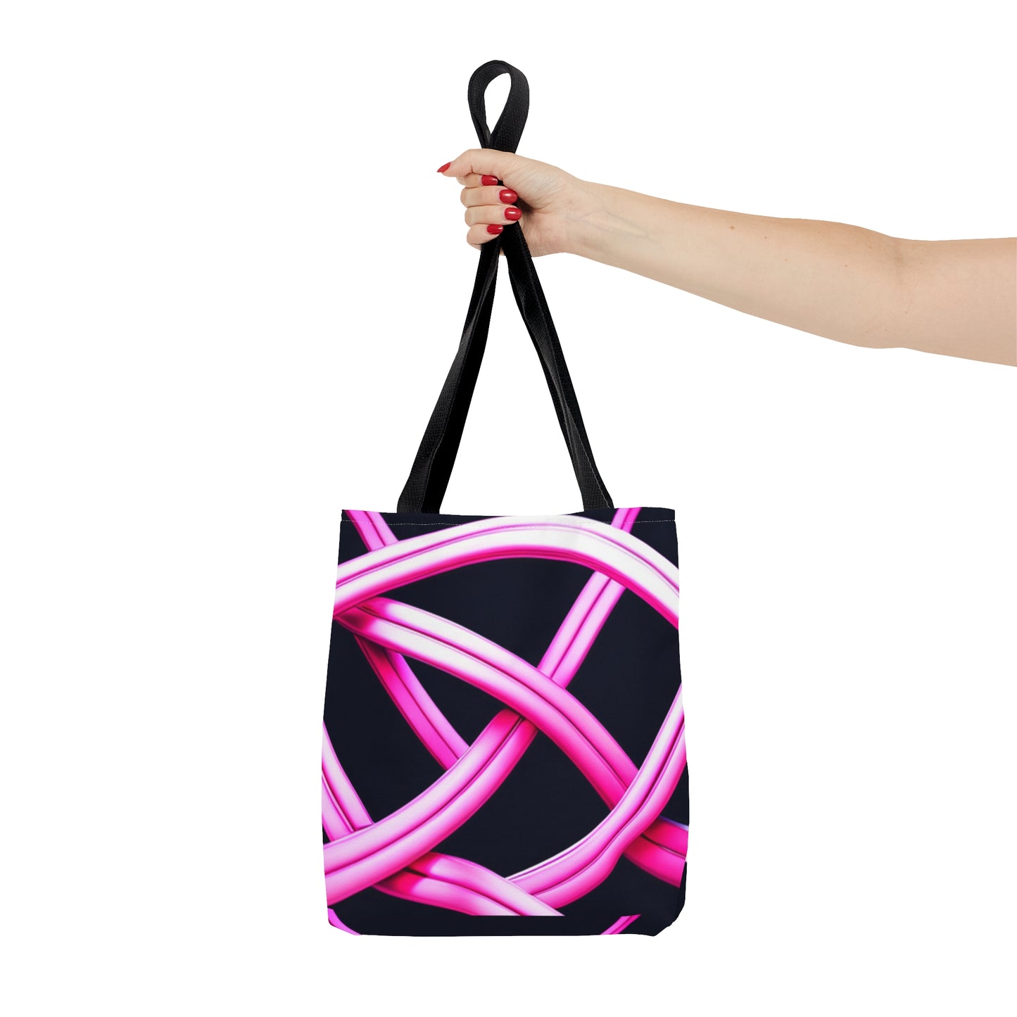 Pink Chain Tote Bag