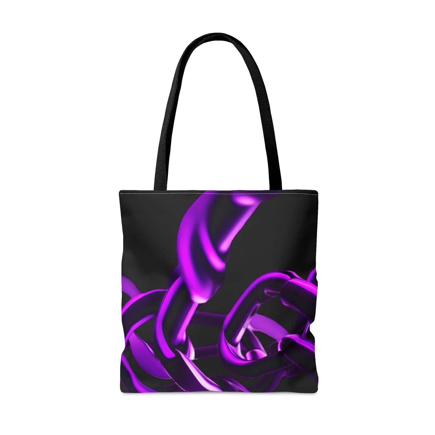 Purple Chain Tote Bag