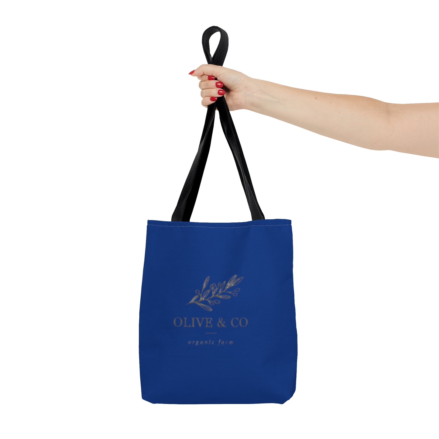 Dark Blue Olive & Co Tote Bag