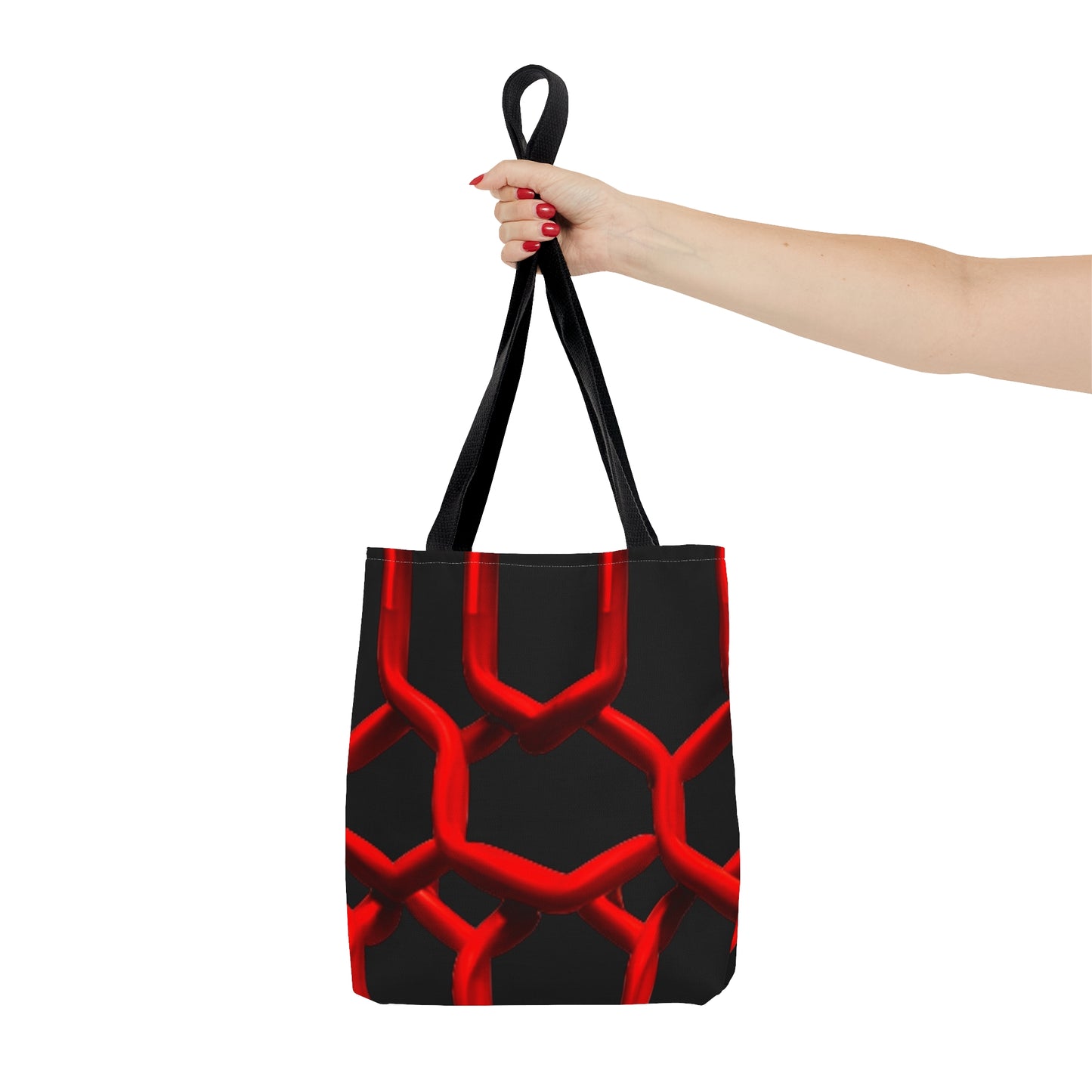 Red Chain Tote Bag