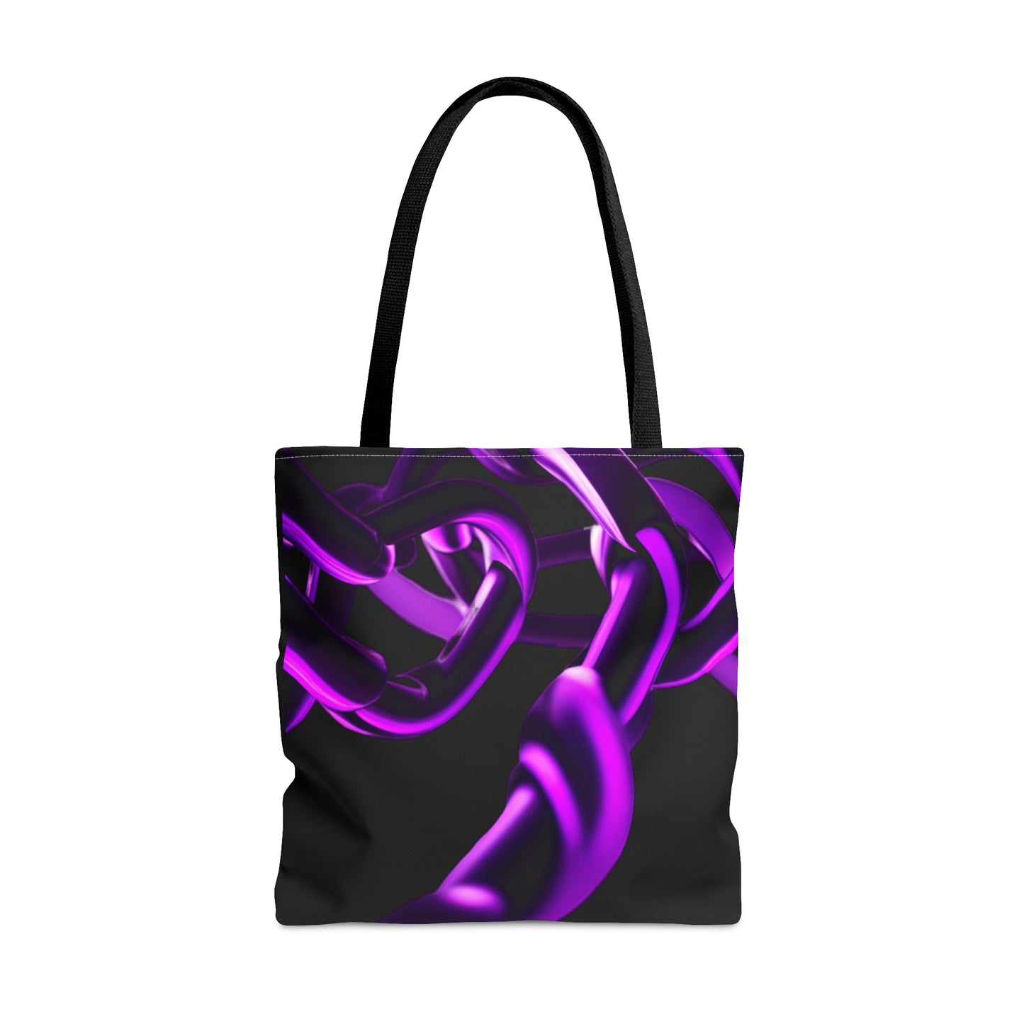 Purple Chain Tote Bag