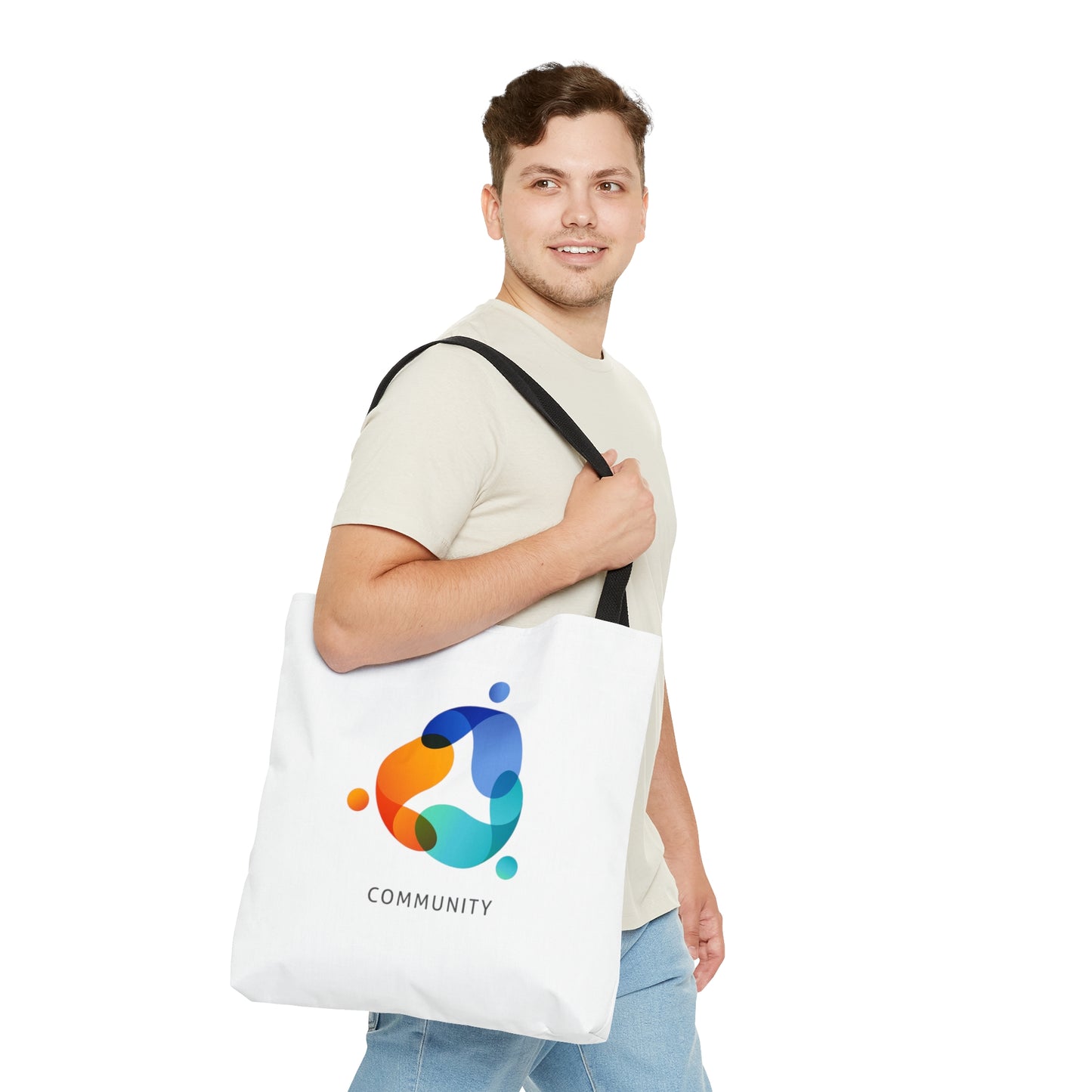 White Community Tote Bag