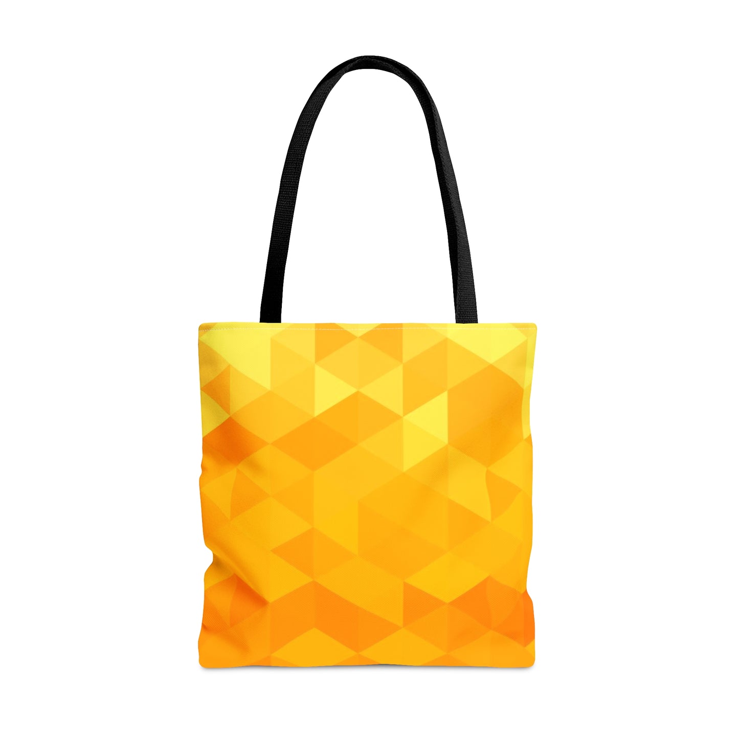 Yellow Tote Bag (Geometric Patterns)