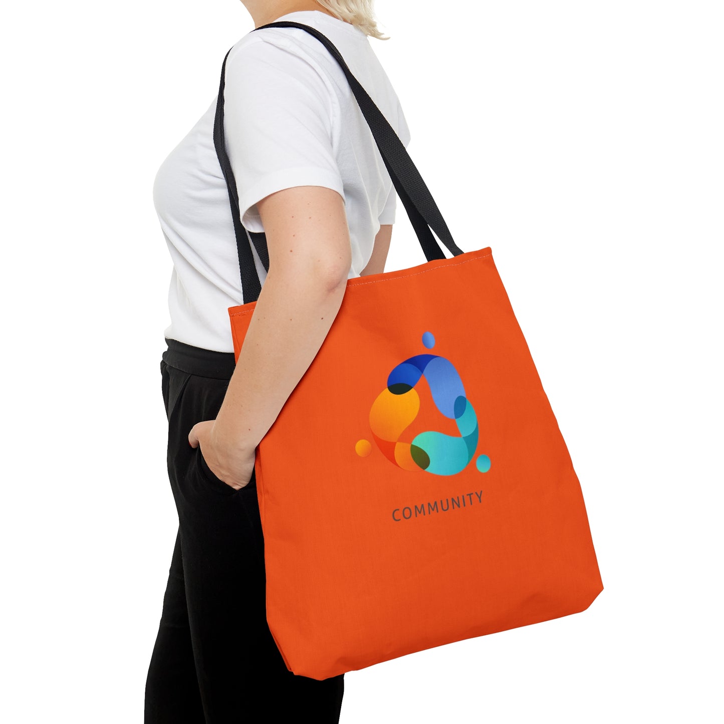 Orange Community Tote Bag