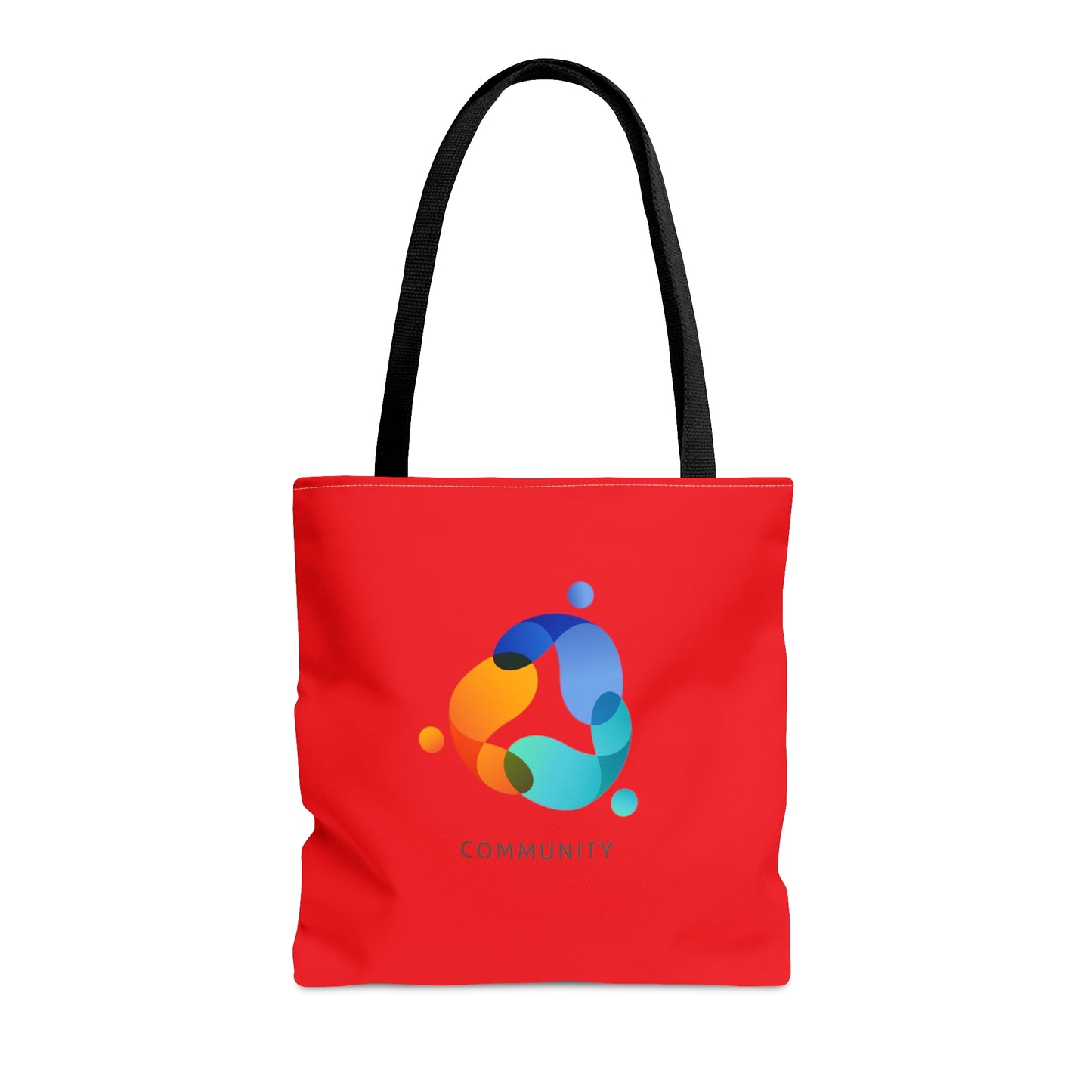 Red Community Tote Bag