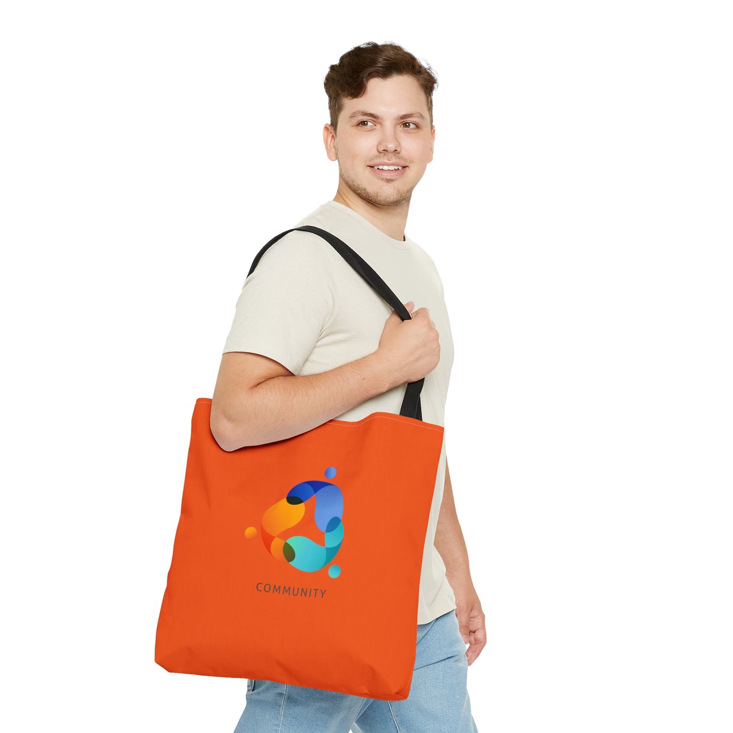 Orange Community Tote Bag