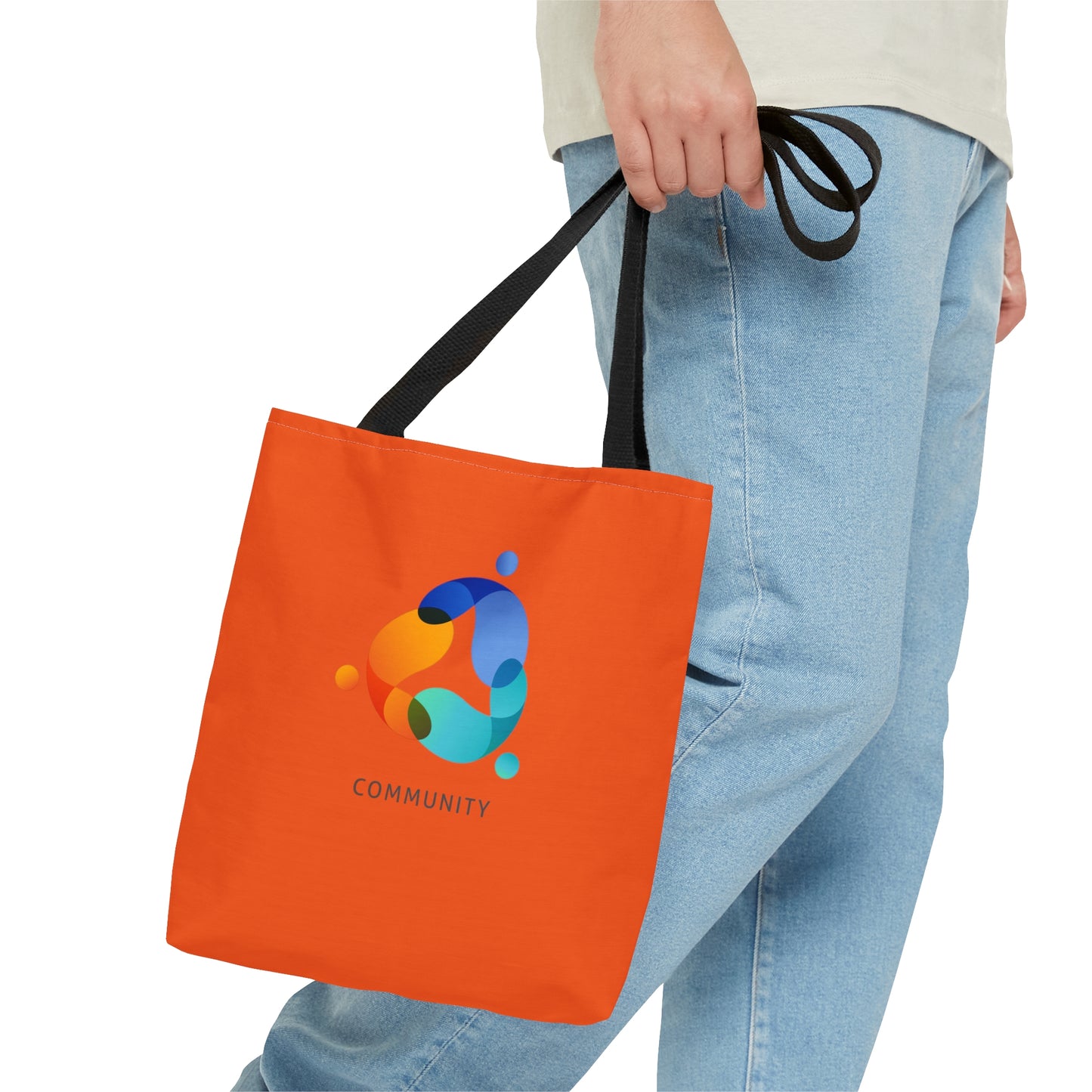 Orange Community Tote Bag