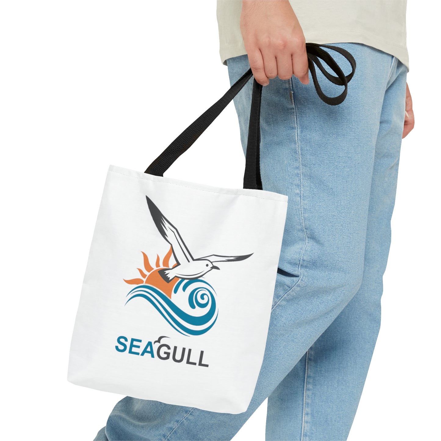 White seagull Tote Bag