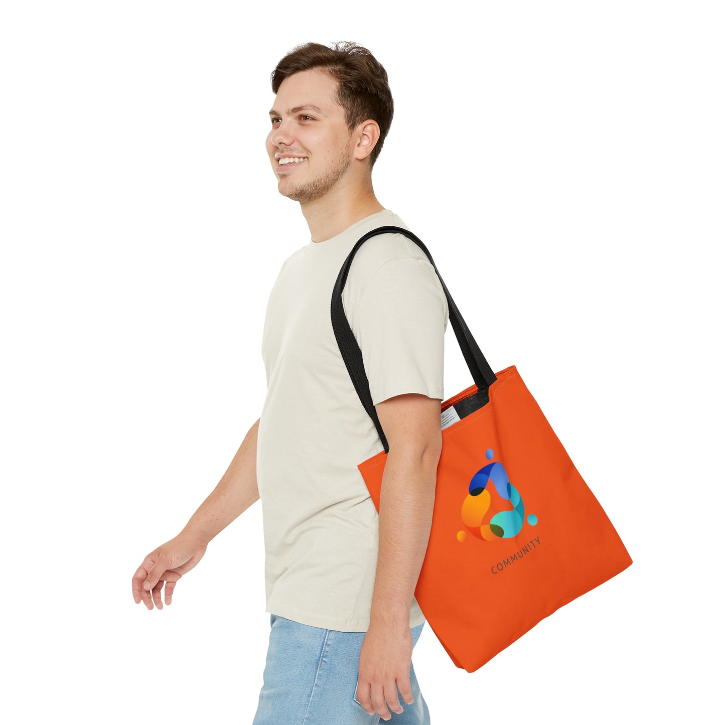 Orange Community Tote Bag