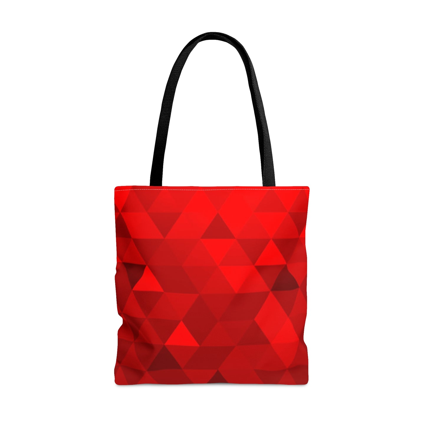 Red Tote Bag (Geometric Patterns)