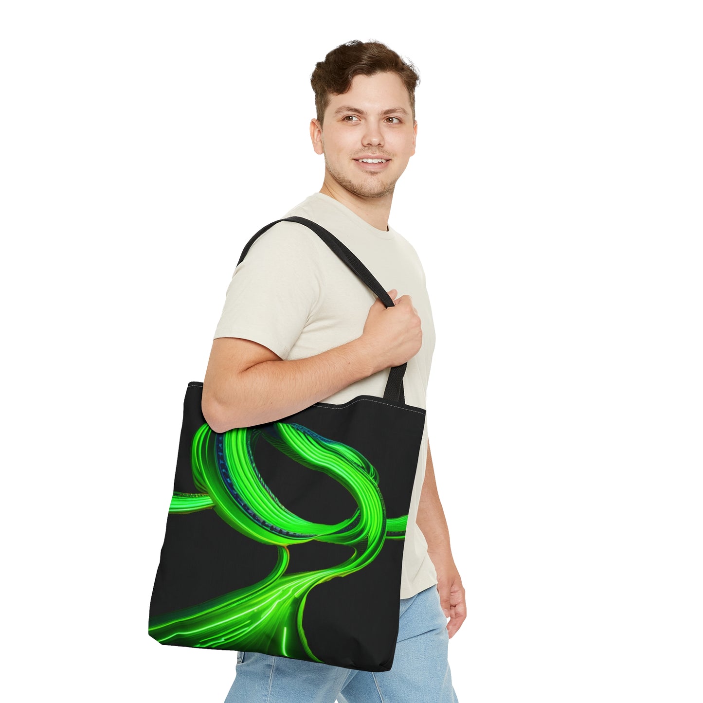 Green Chain Tote Bag