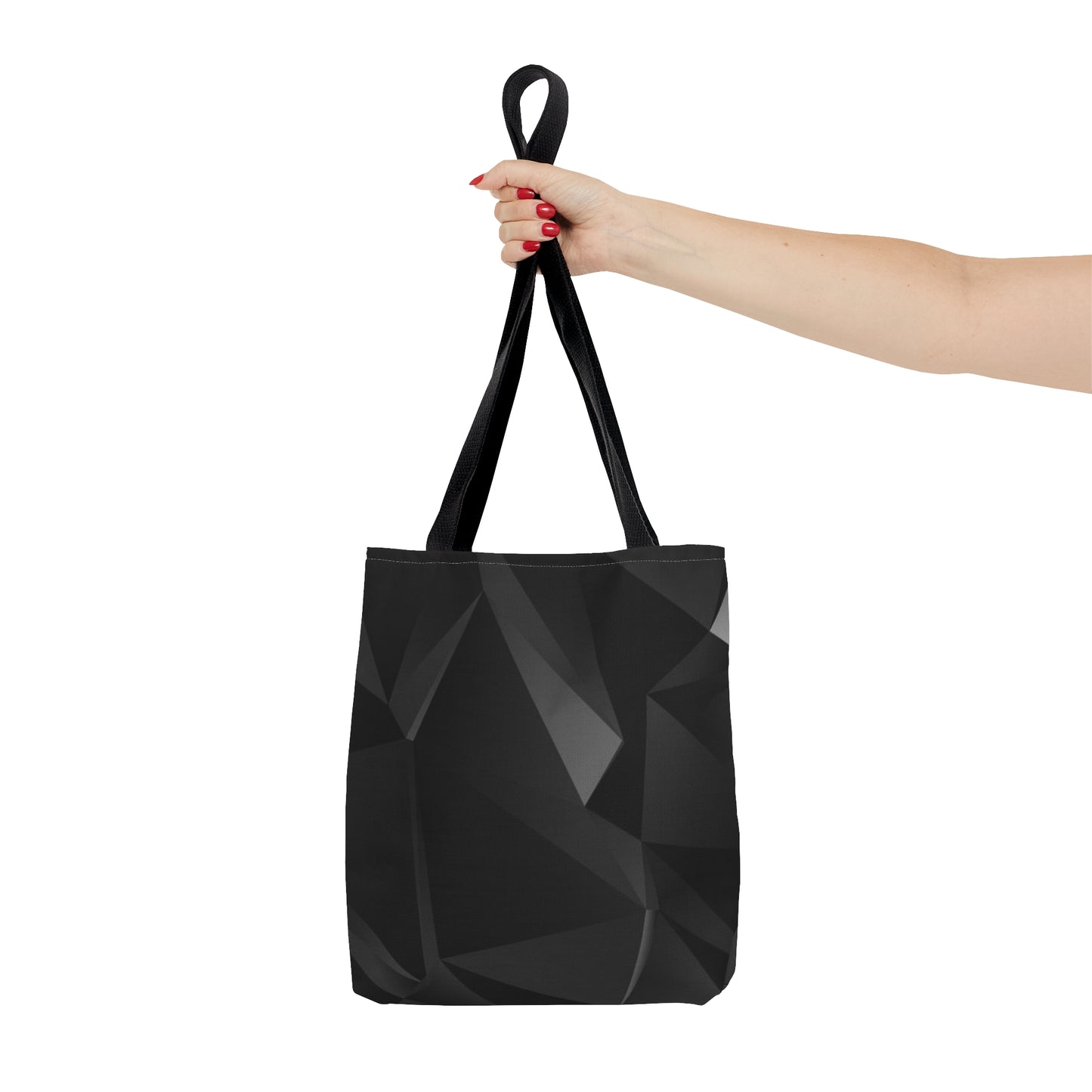 Black Tote Bag (Geometric patterns)