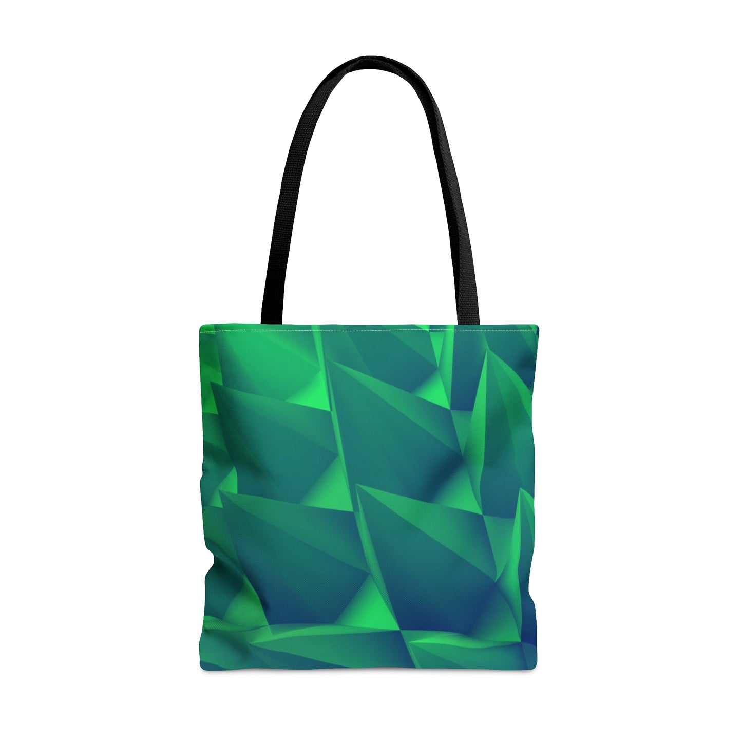 Green Tote Bag (Geometric Patterns)