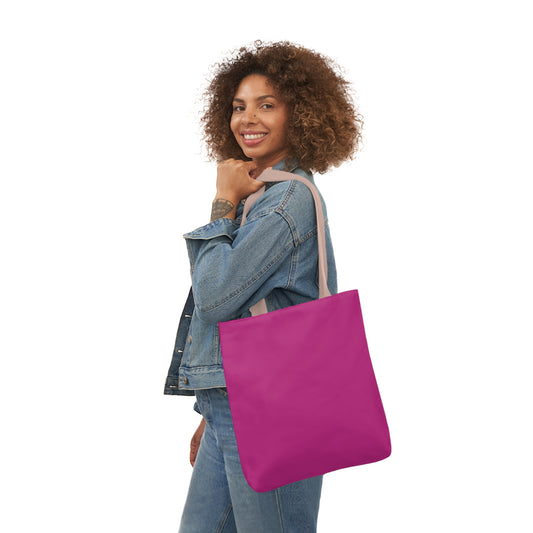 Pink Canvas Tote Bag