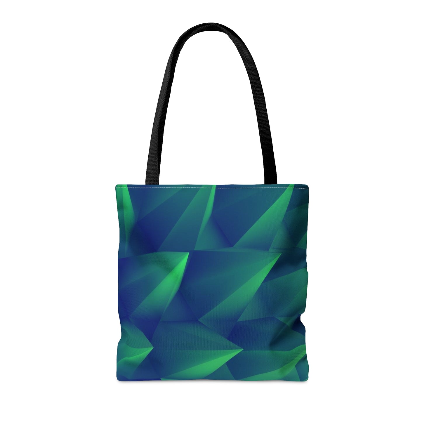 Green Tote Bag (Geometric Patterns)