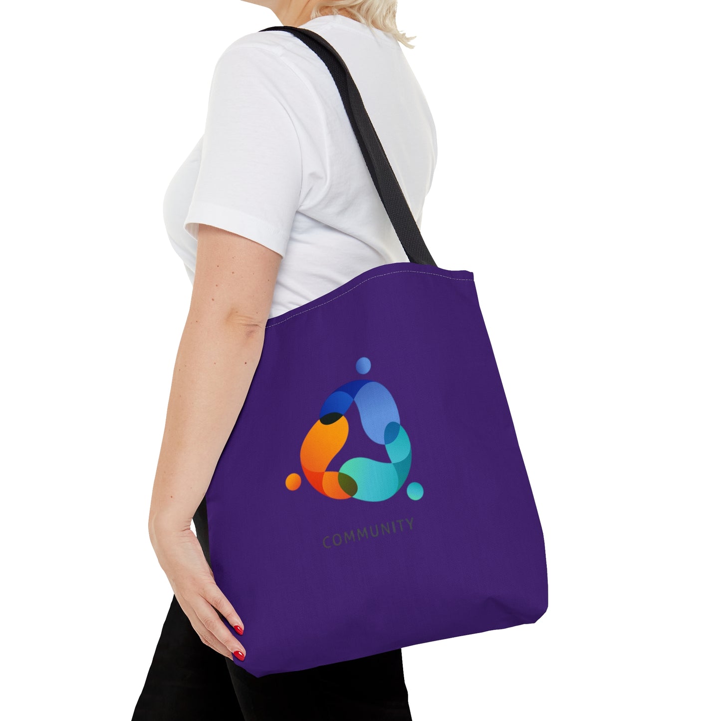 Purple Community Tote Bag