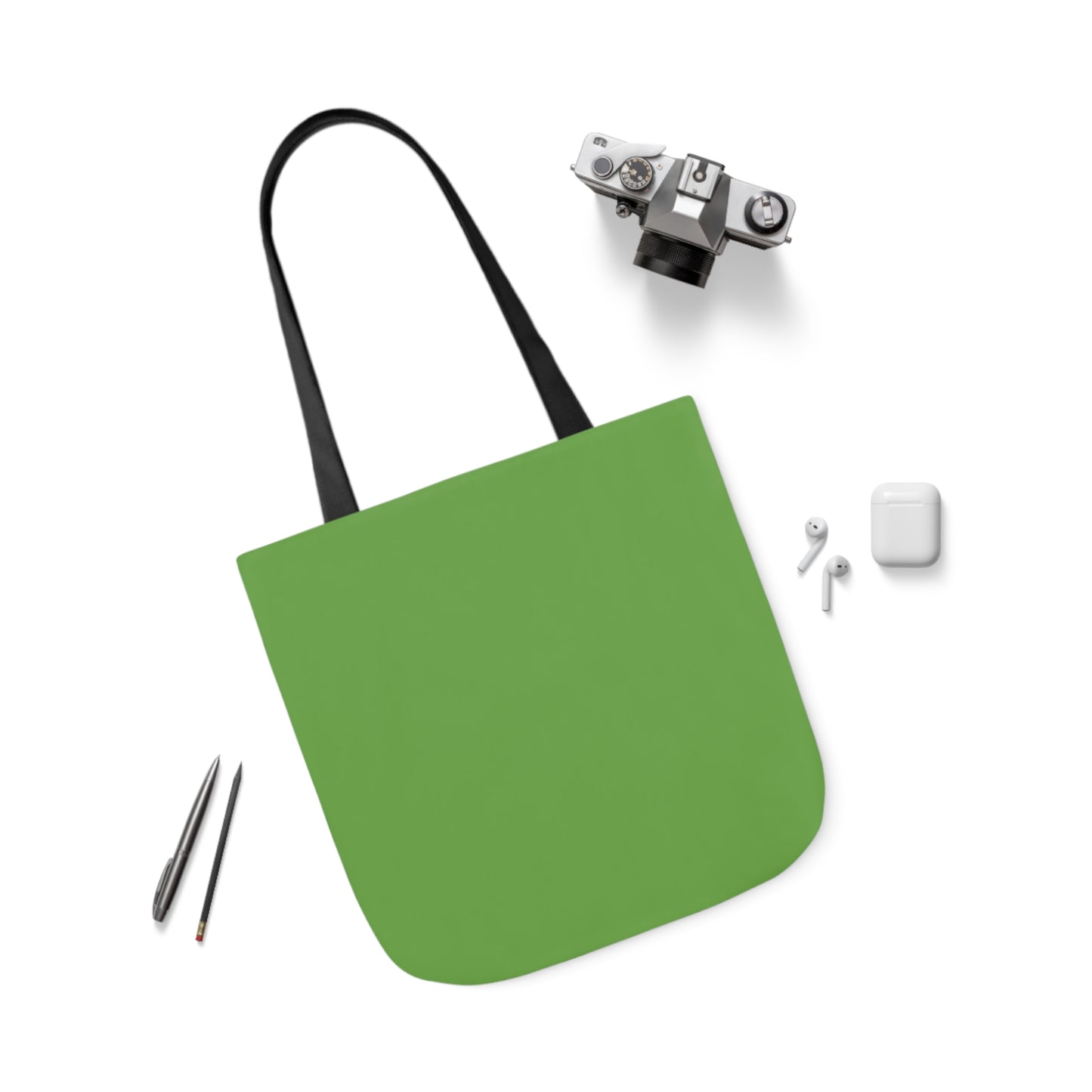 Green Canvas Tote Bag