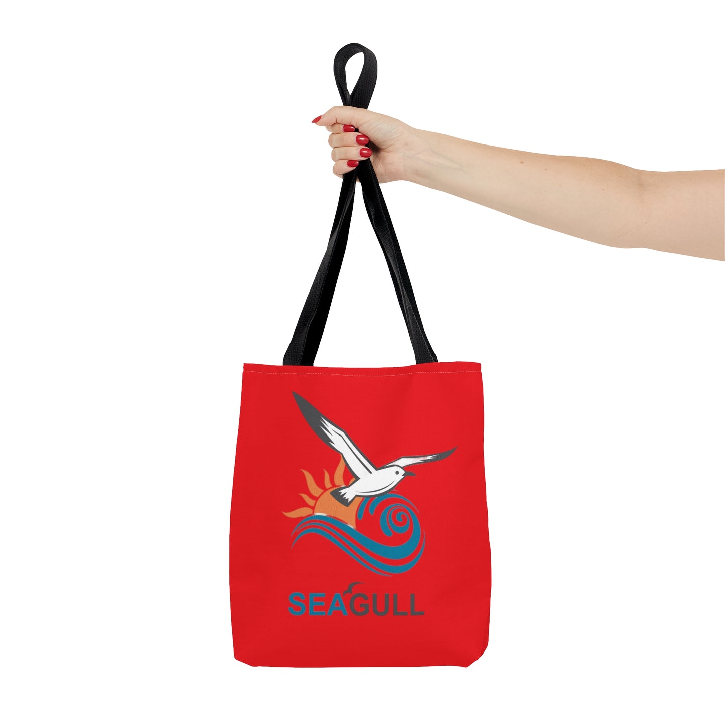 Red Seagull Tote Bag