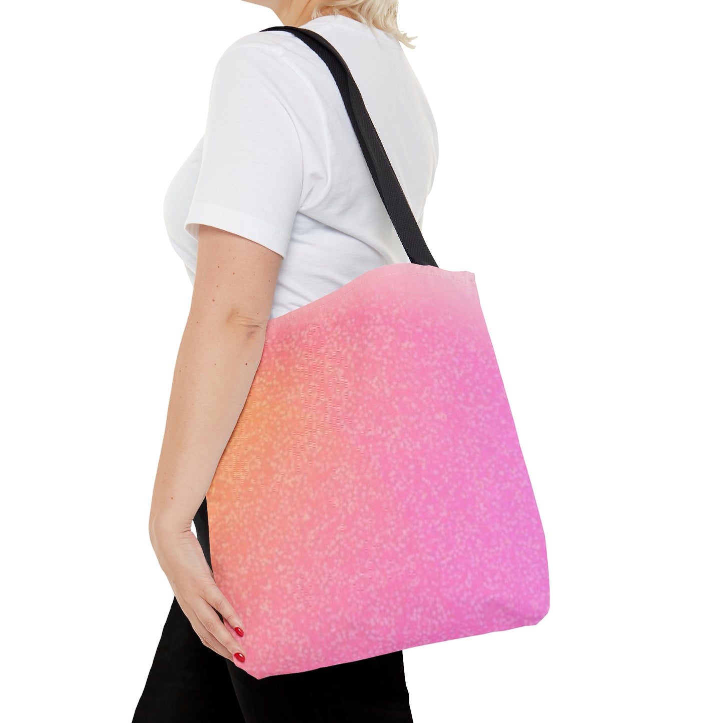 Glitter Smoke Pink Tote Bag