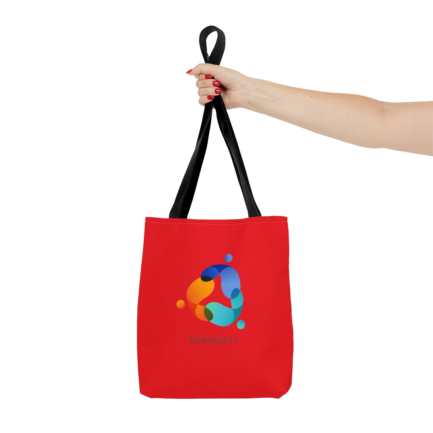 Red Community Tote Bag