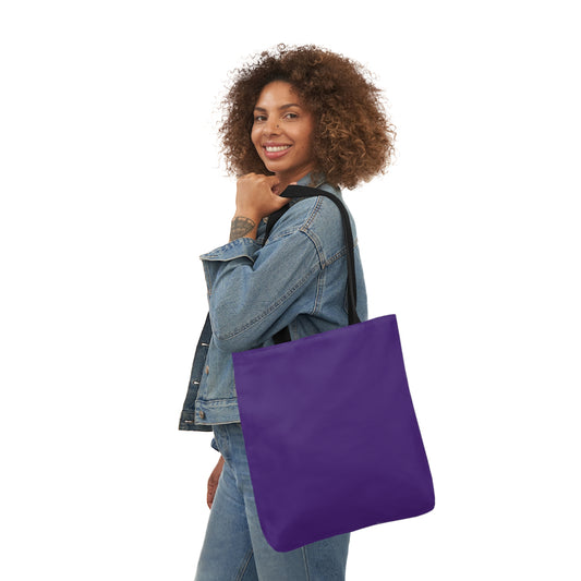 Purple Canvas Tote Bag