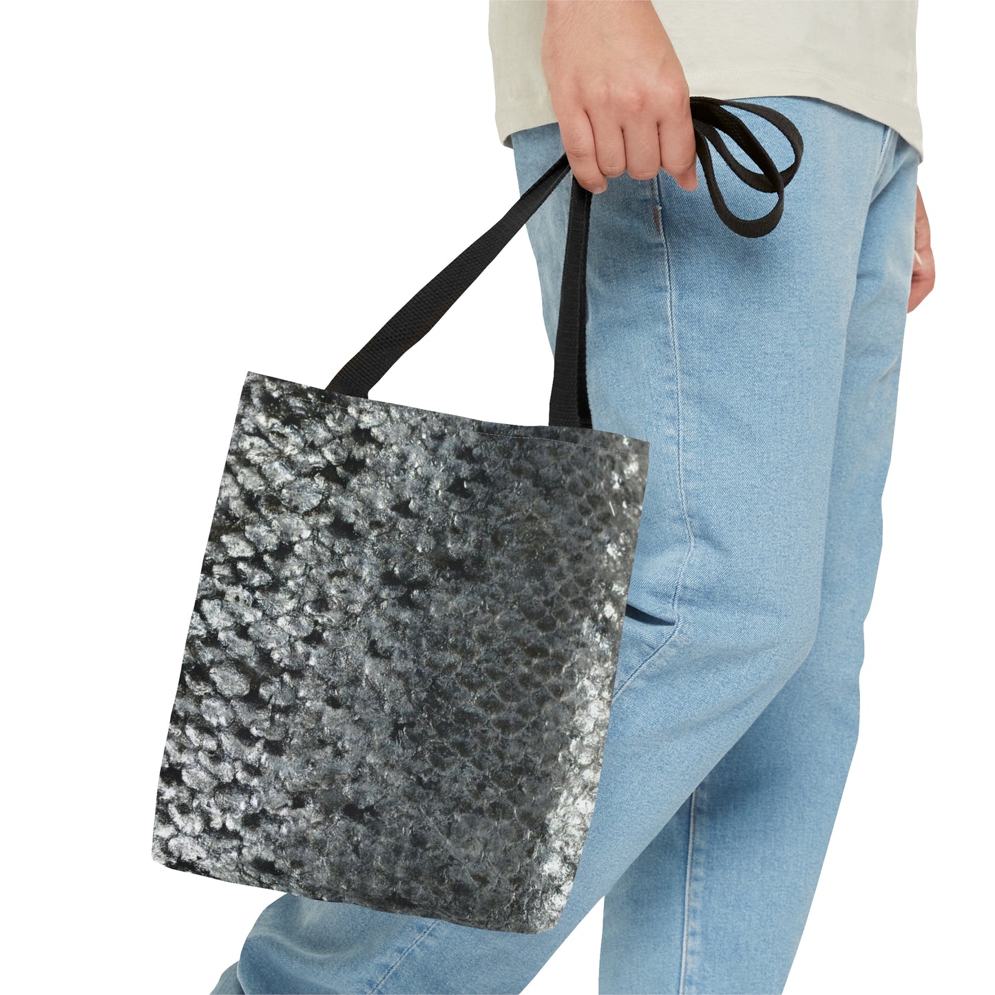 Salmon Fish Skin Tote Bag