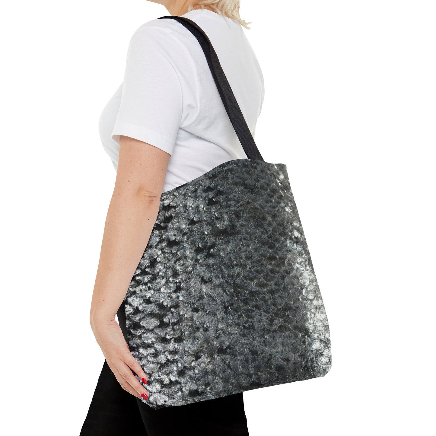 Salmon Fish Skin Tote Bag