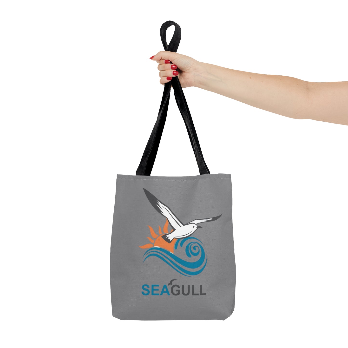 Grey Seagull Tote Bag