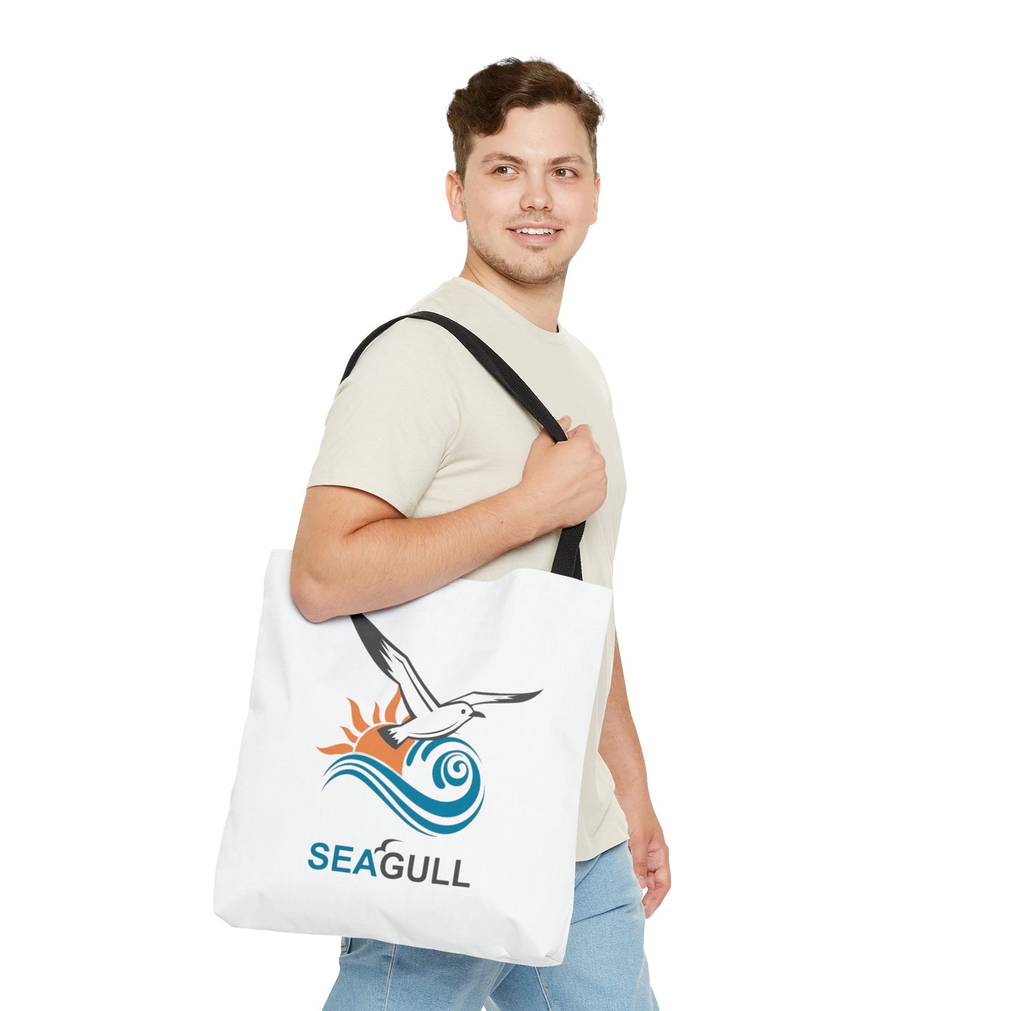 White seagull Tote Bag