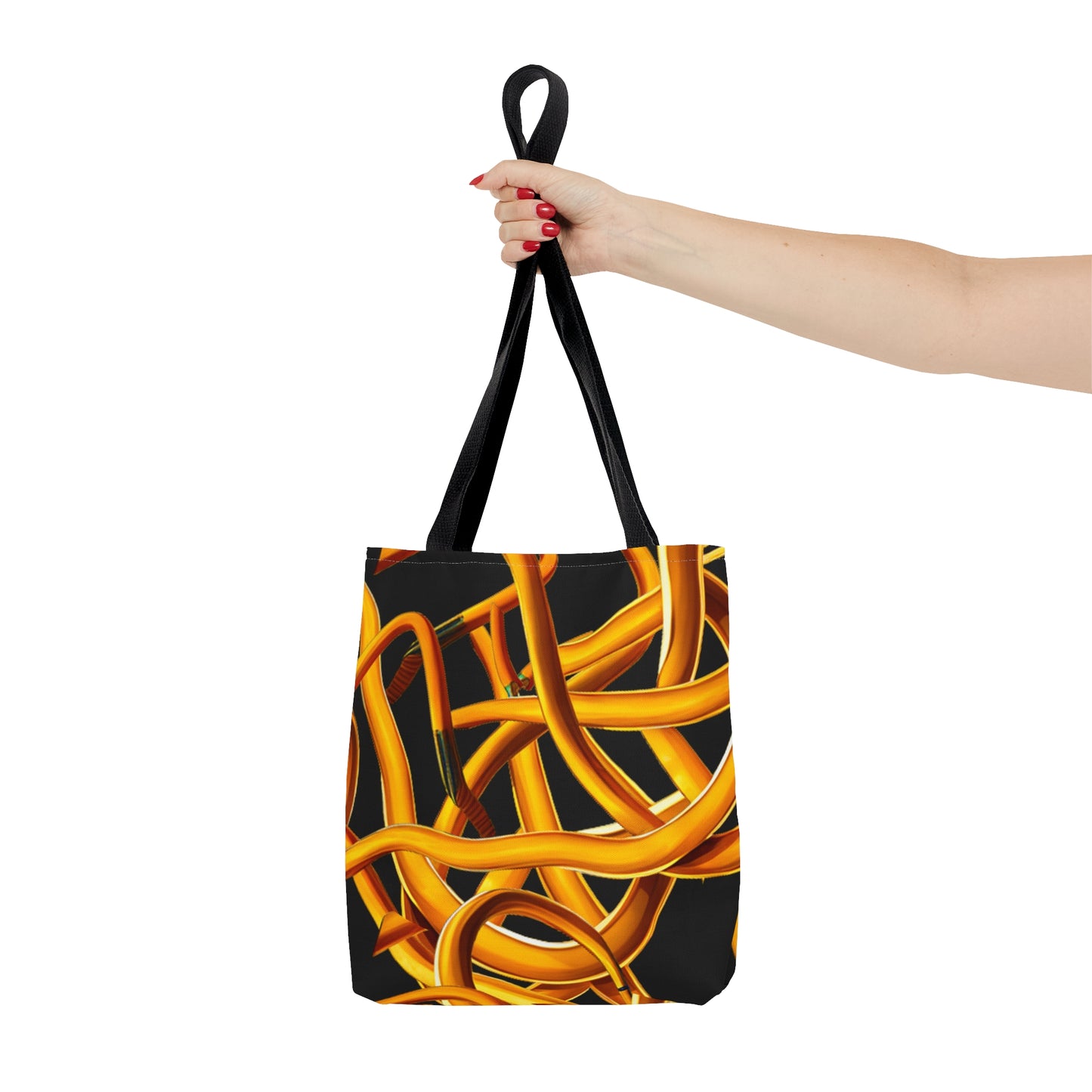 Yellow Chain Tote Bag