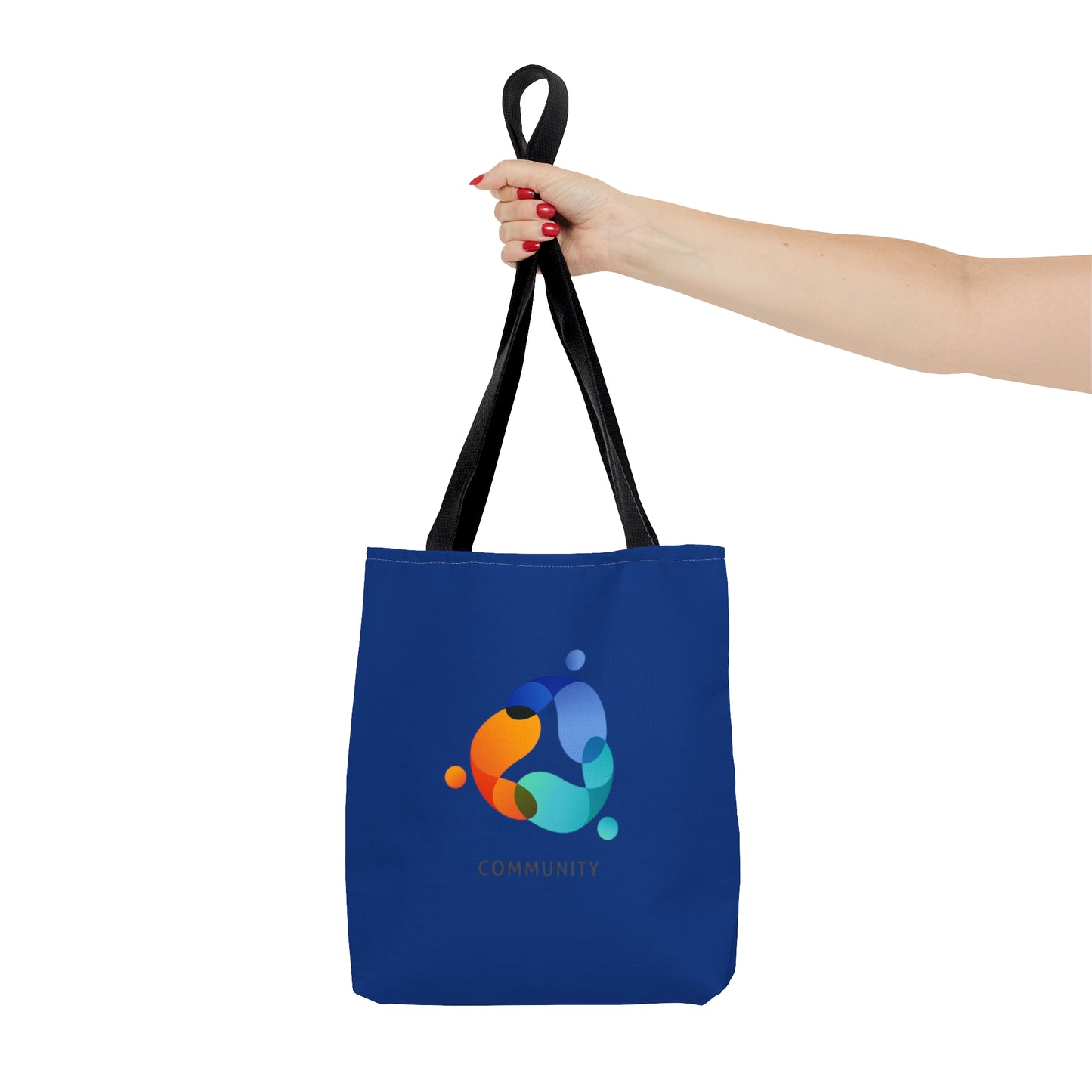 Dark Blue Community Tote Bag