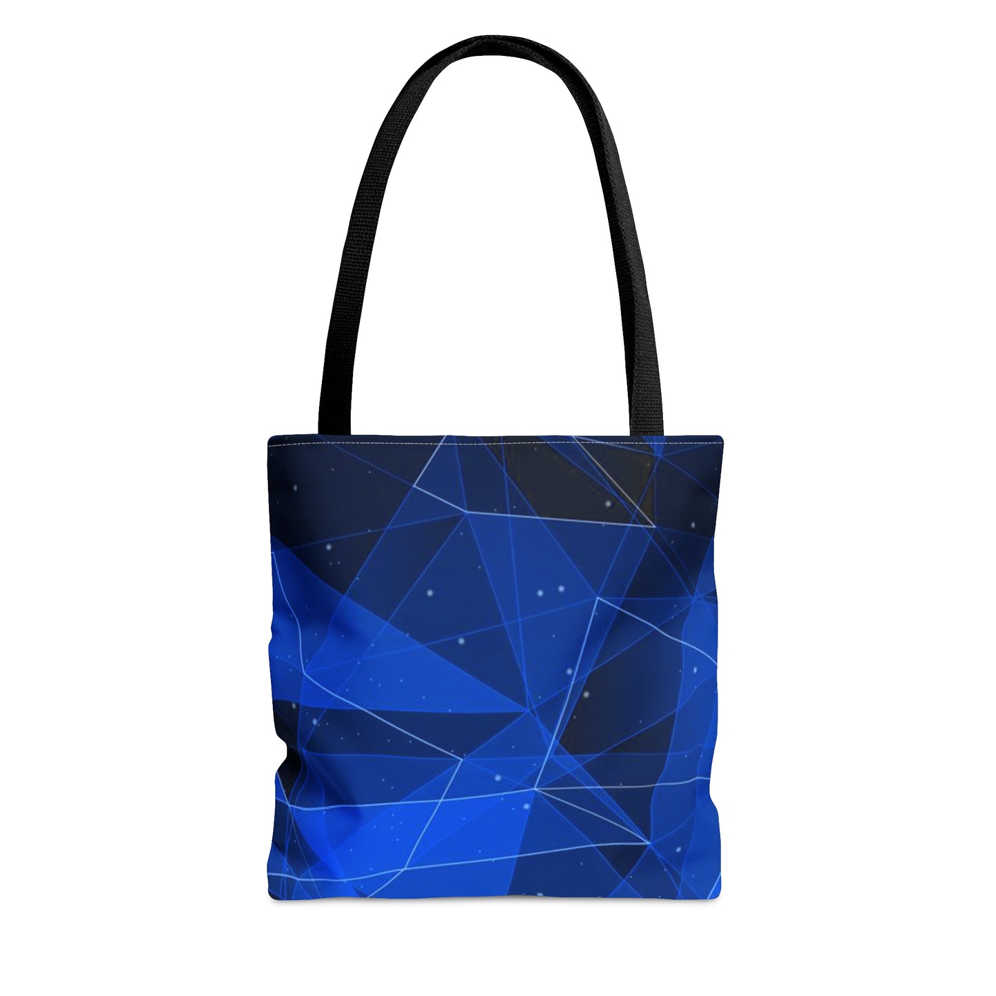 Dark Blue Tote Bag (Geometric Patterns)