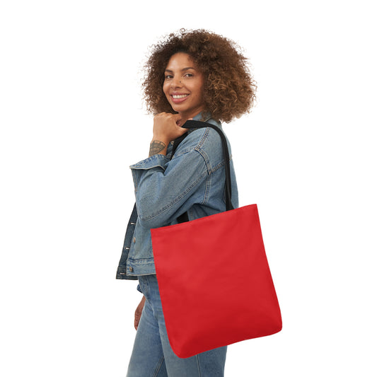 Red Canvas Tote Bag