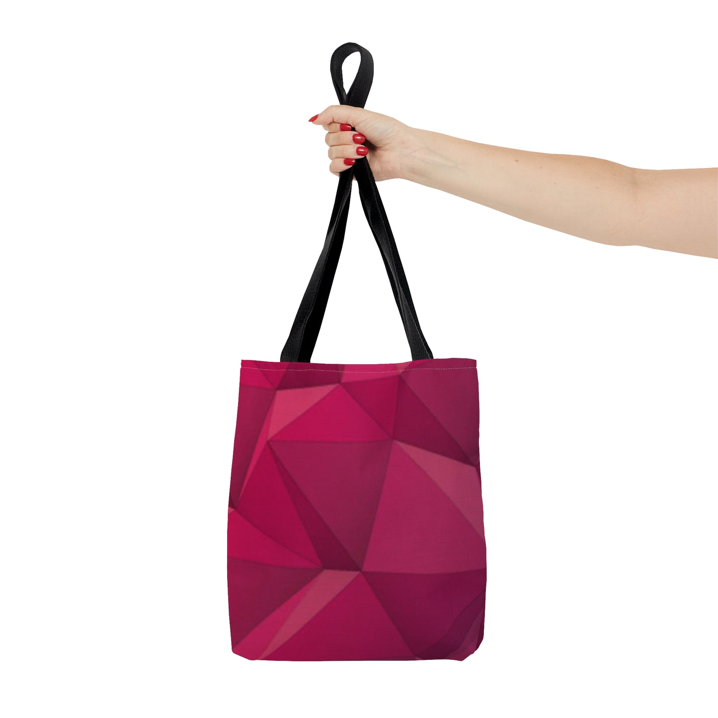 Pink Tote Bag (Geometric Patterns)