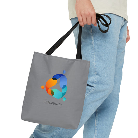 Grey Community Tote Bag