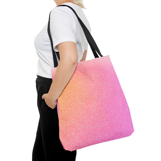 Glitter Smoke Pink Tote Bag