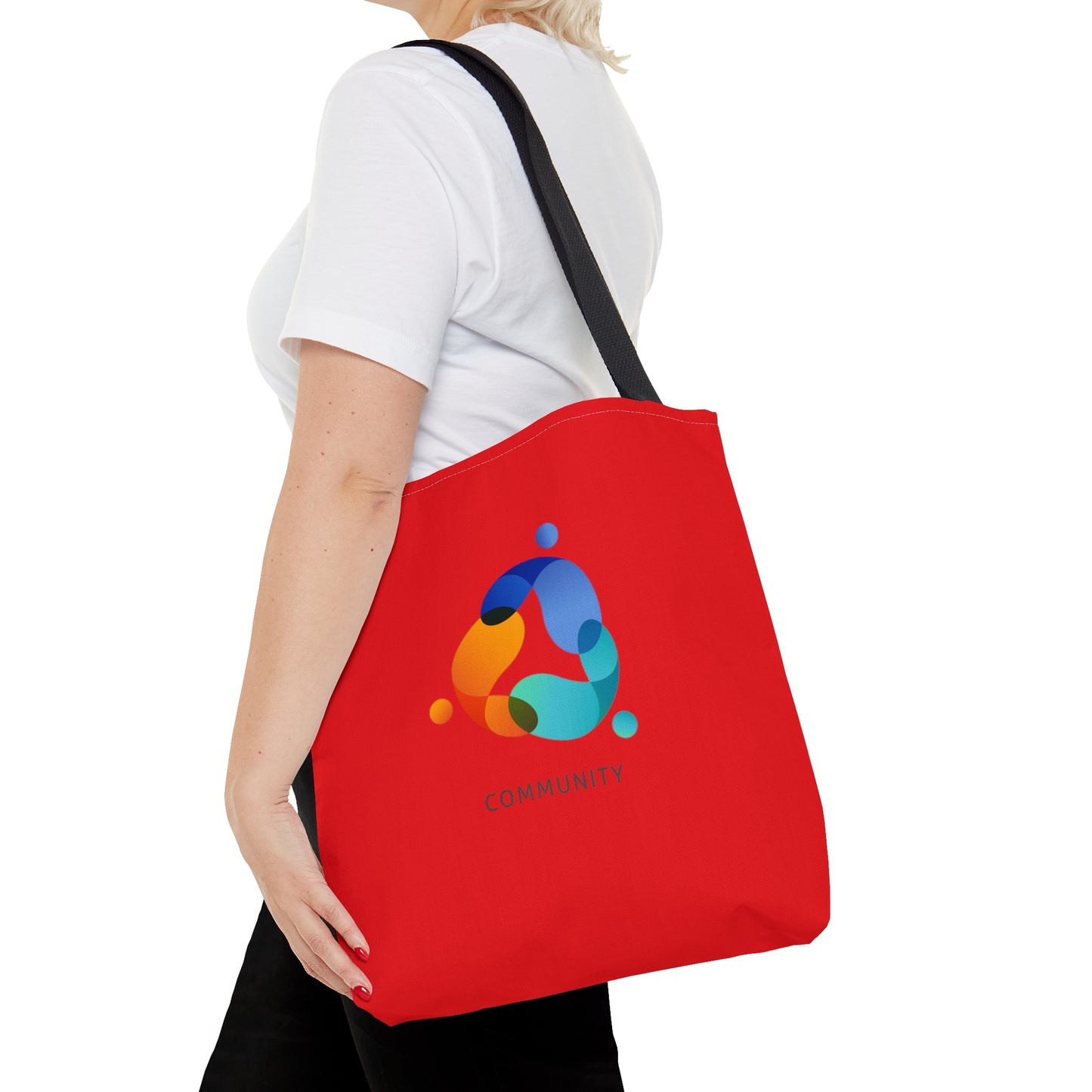 Red Community Tote Bag