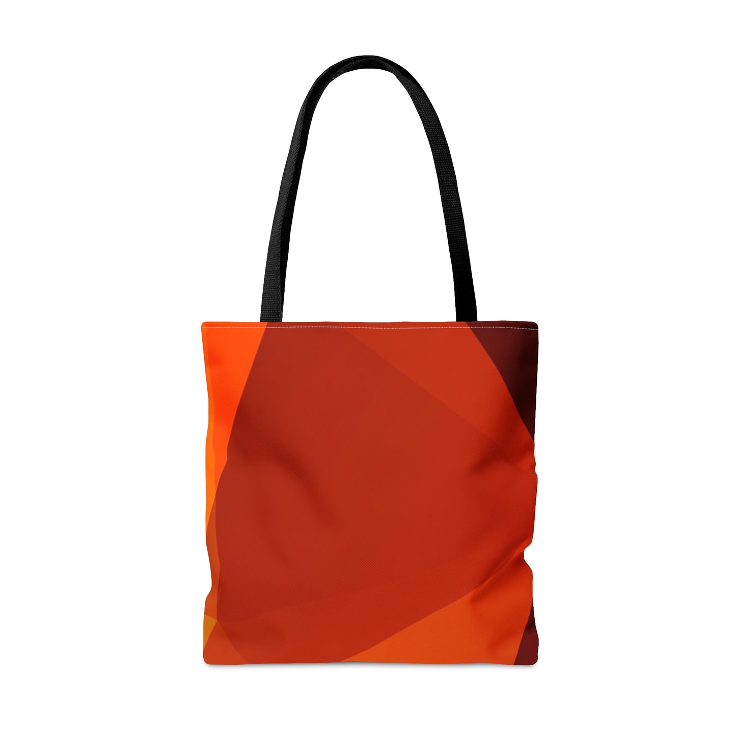 Orange Tote Bag (Geometric Patterns)