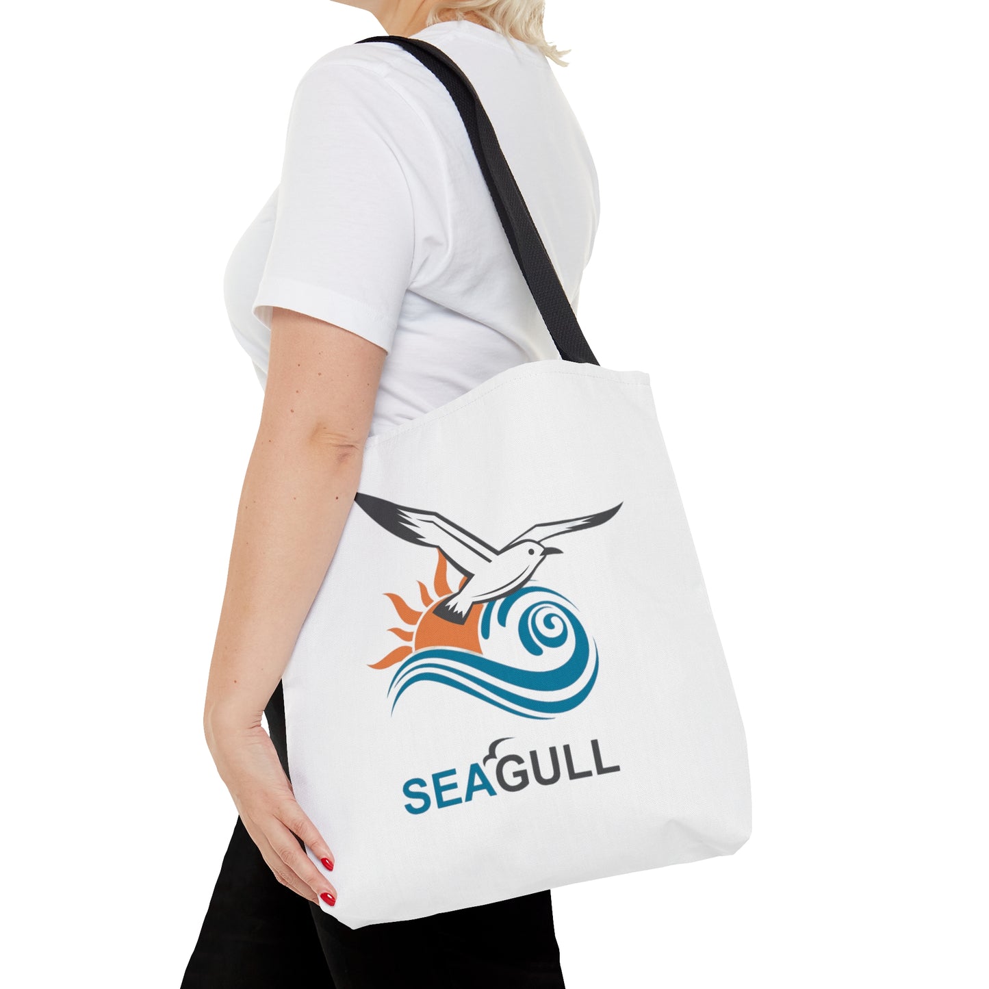 White seagull Tote Bag