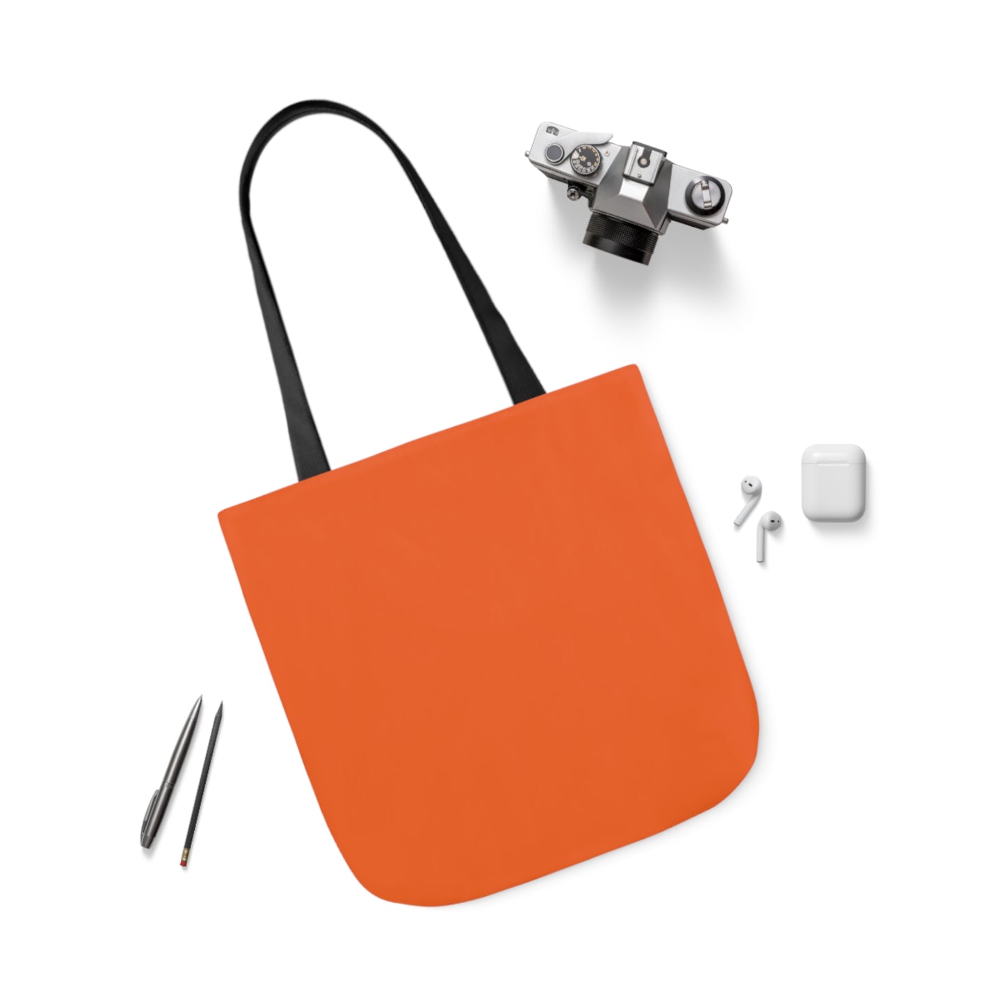 Orange Canvas Tote Bag