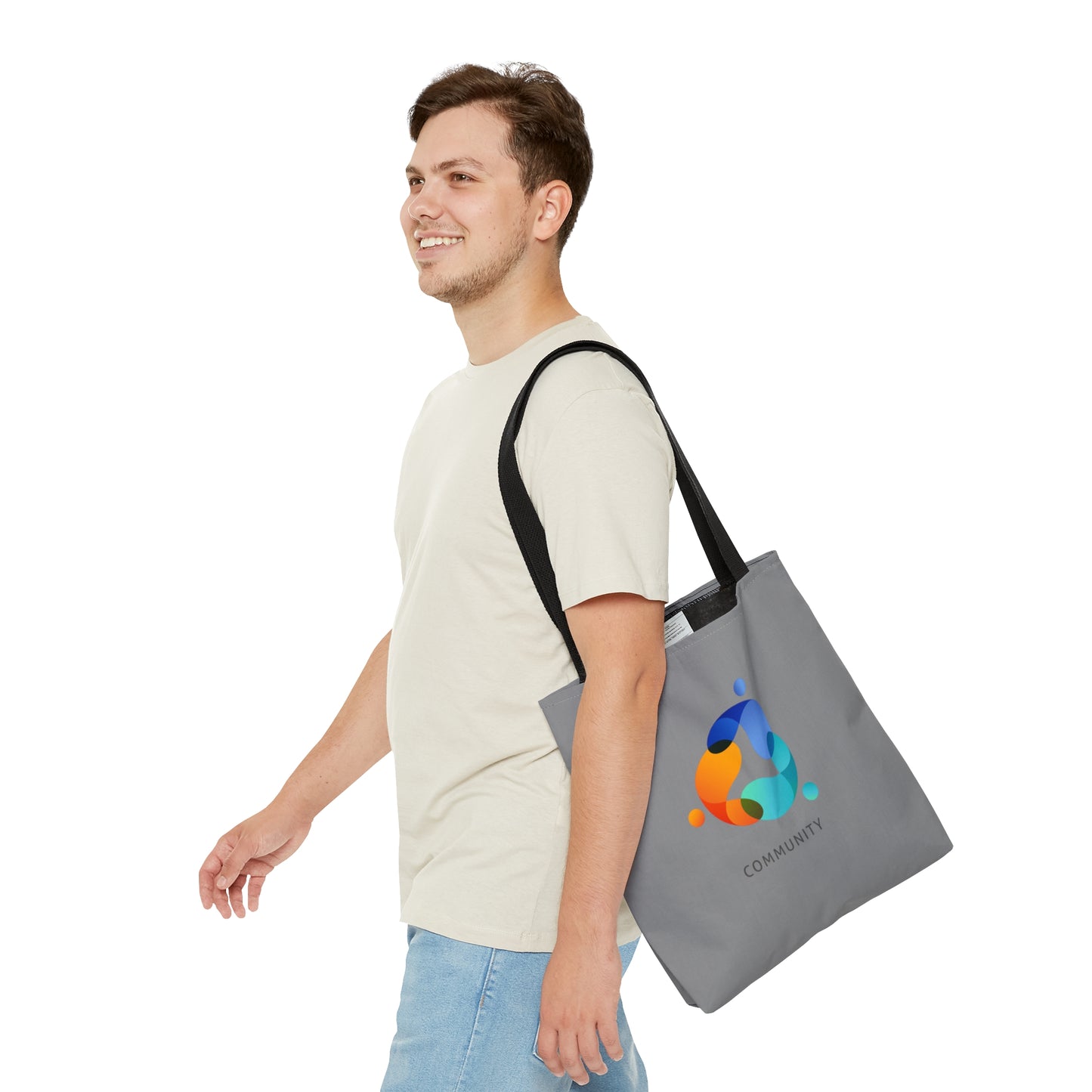 Grey Community Tote Bag