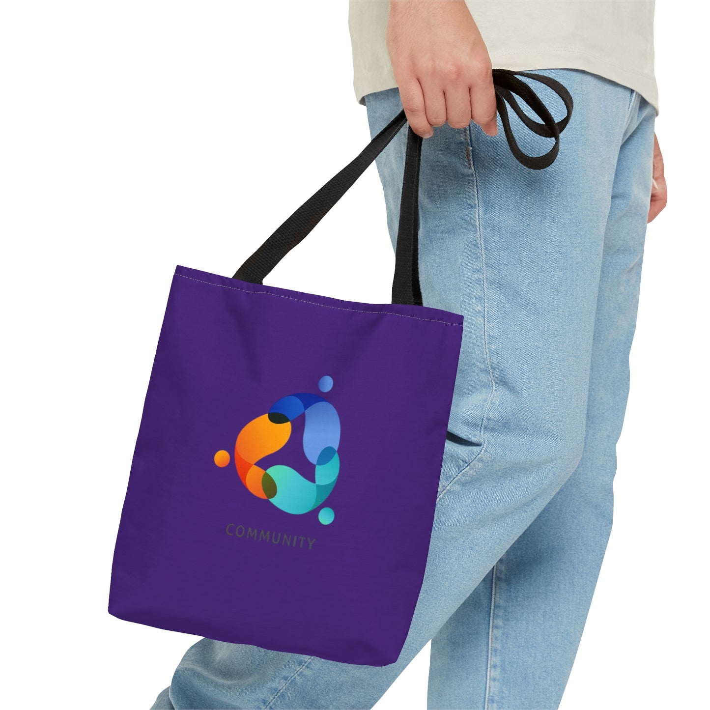 Purple Community Tote Bag