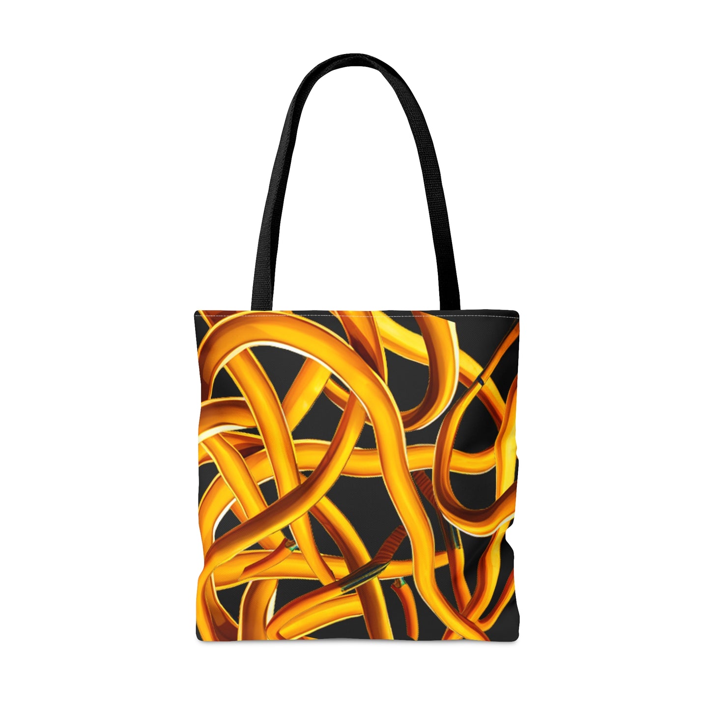 Yellow Chain Tote Bag