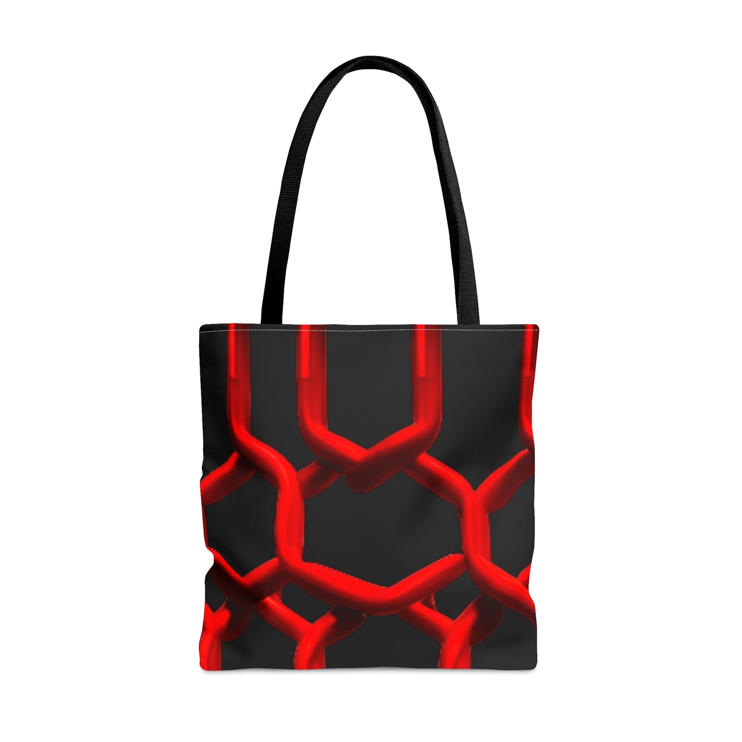 Red Chain Tote Bag