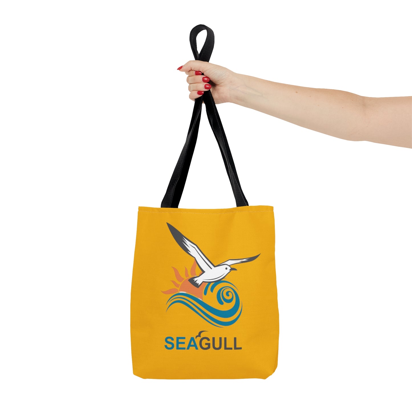 Yellow Seagull Tote Bag