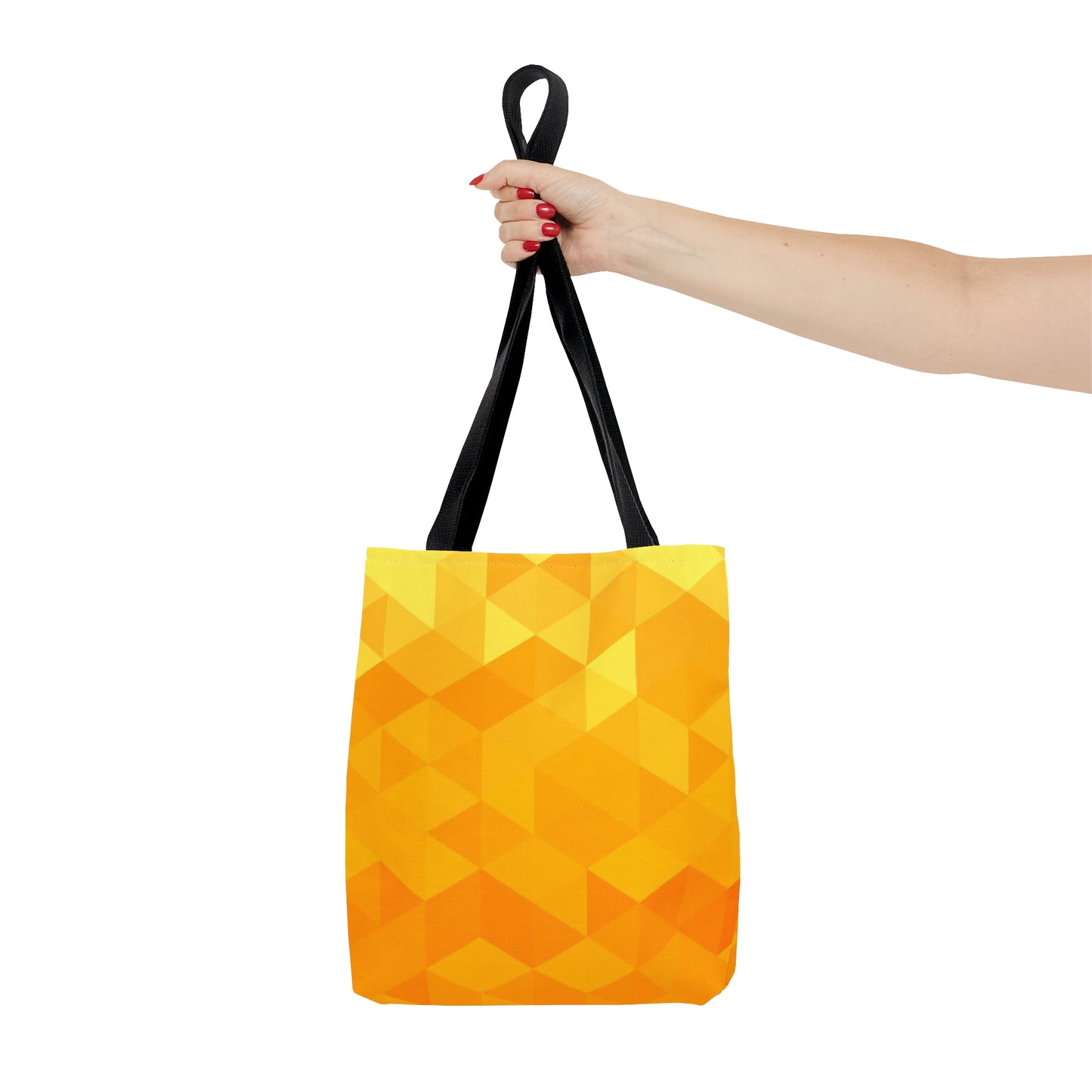 Yellow Tote Bag (Geometric Patterns)