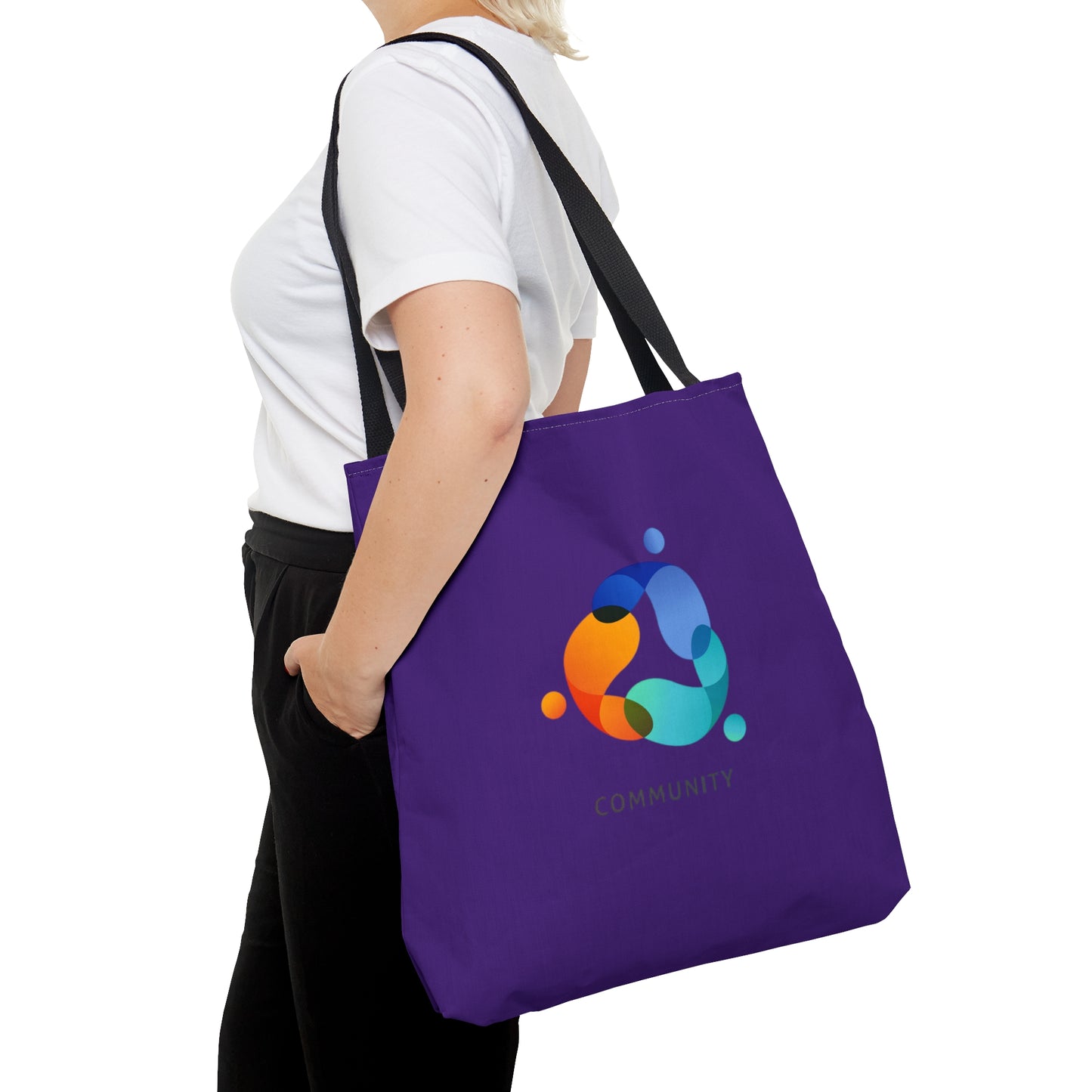 Purple Community Tote Bag