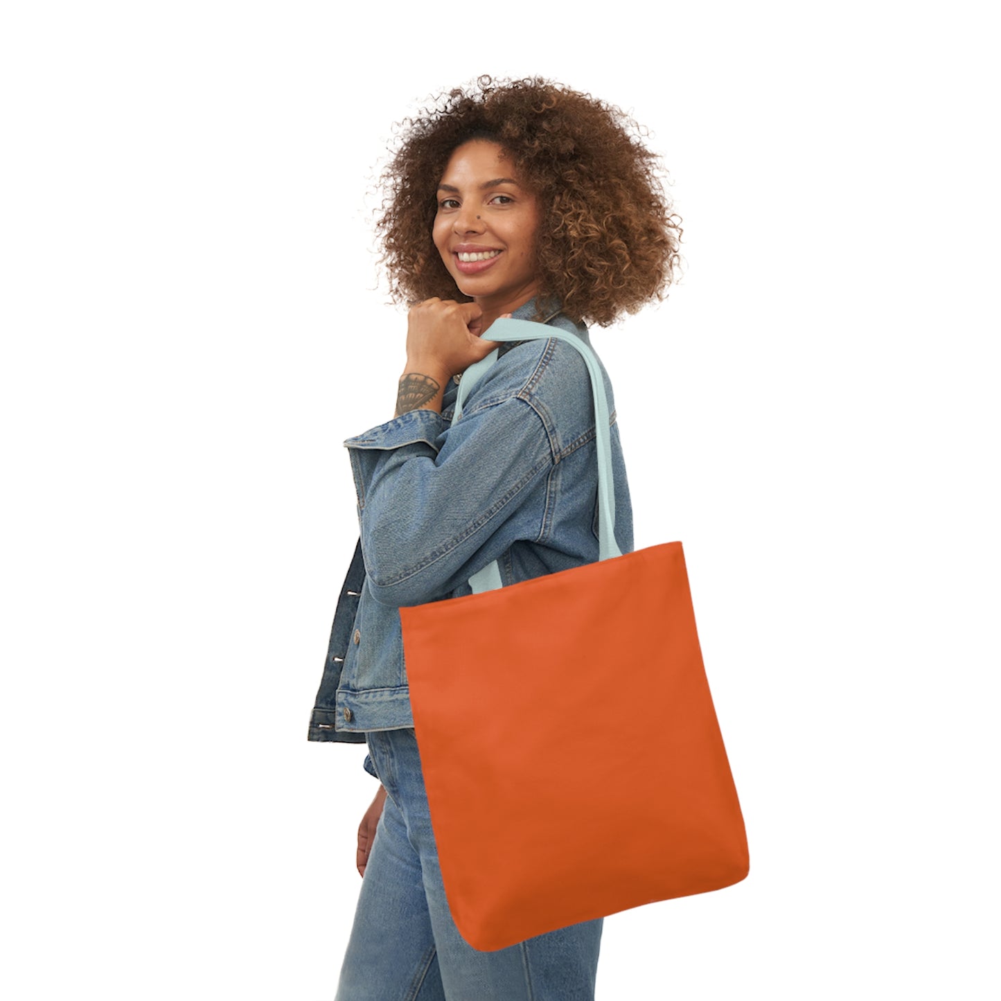 Orange Canvas Tote Bag